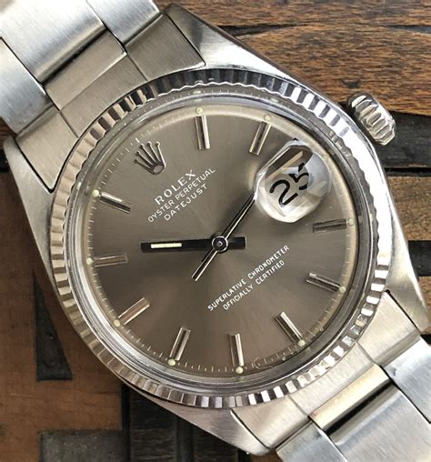 rolex datejust 1601 grey|Rolex Datejust 1601 36mm.